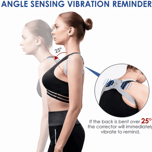 Smart Posture Corrector with Vibration Reminder – Adjustable Back & Shoulder Support Belt