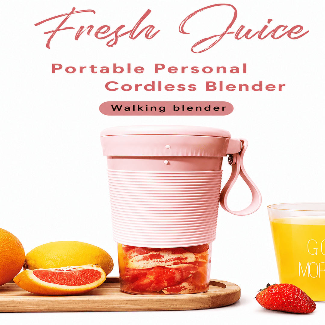 Portable Electric Juicer Cup | USB Rechargeable Blender Bottle for Smoothies, Shakes & Fresh Juice