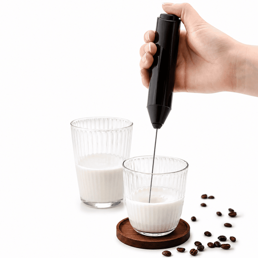 Powerful Mini Mixer for Coffee, Matcha, Protein Shakes & Cream