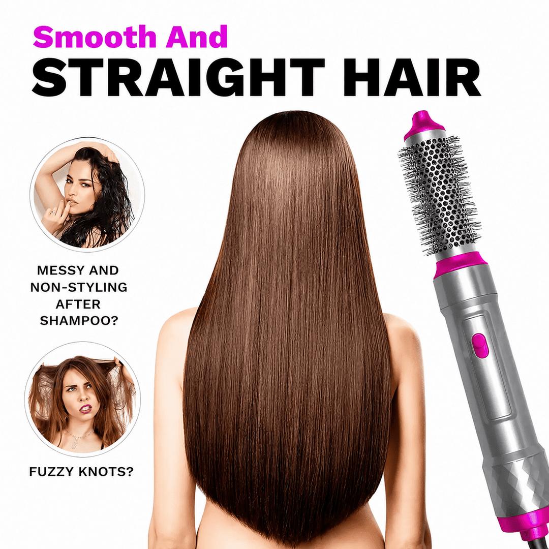 5-in-1 Hot Air Hair Styler & Dryer Brush Set – Curling, Volumizing & Styling Tool