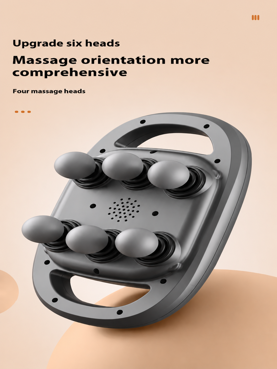6-Head Handheld Deep Tissue Body Massager – Full Body Relaxation & Muscle Relief Tool