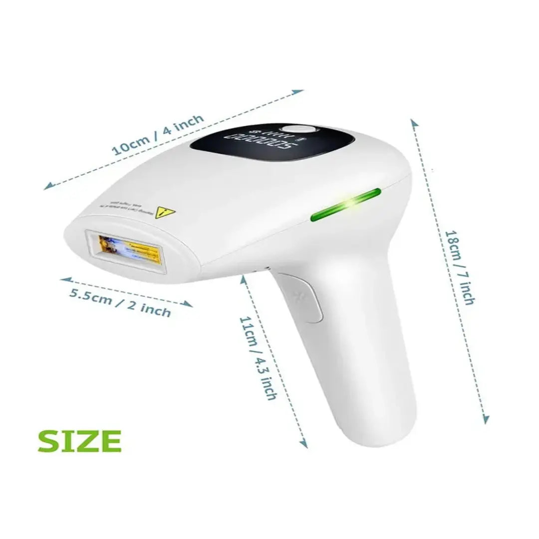 Professional IPL Laser Hair Removal Device – Permanent Hair Removal Handset for Women & Men (Face & Body)