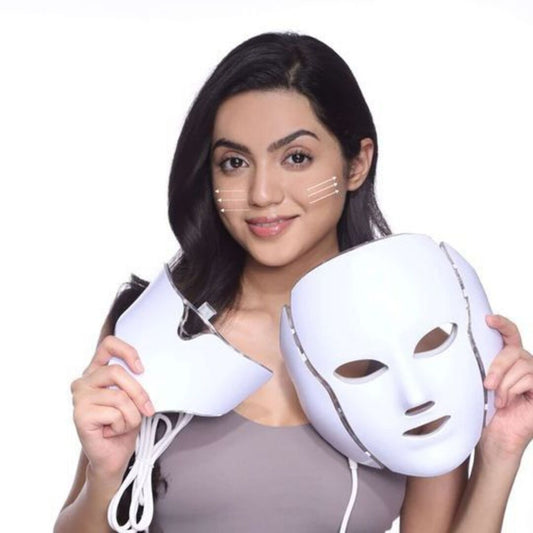 7 Color LED Light Therapy Face Mask – Professional Skin Rejuvenation & Facial Care Device