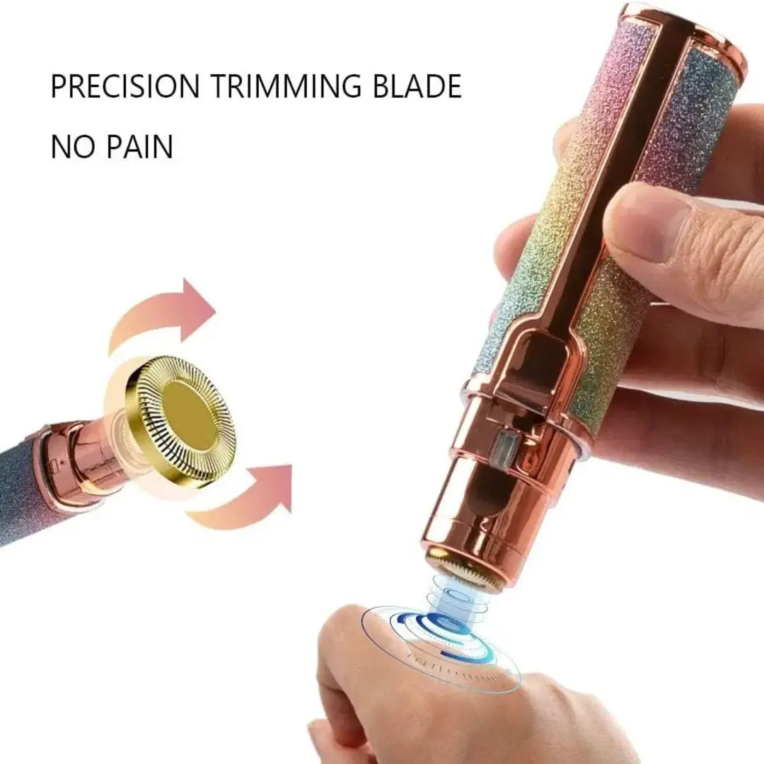 Portable Electric Facial Hair Remover for Women | Painless Eyebrow, Face & Upper Lip Hair Trimmer