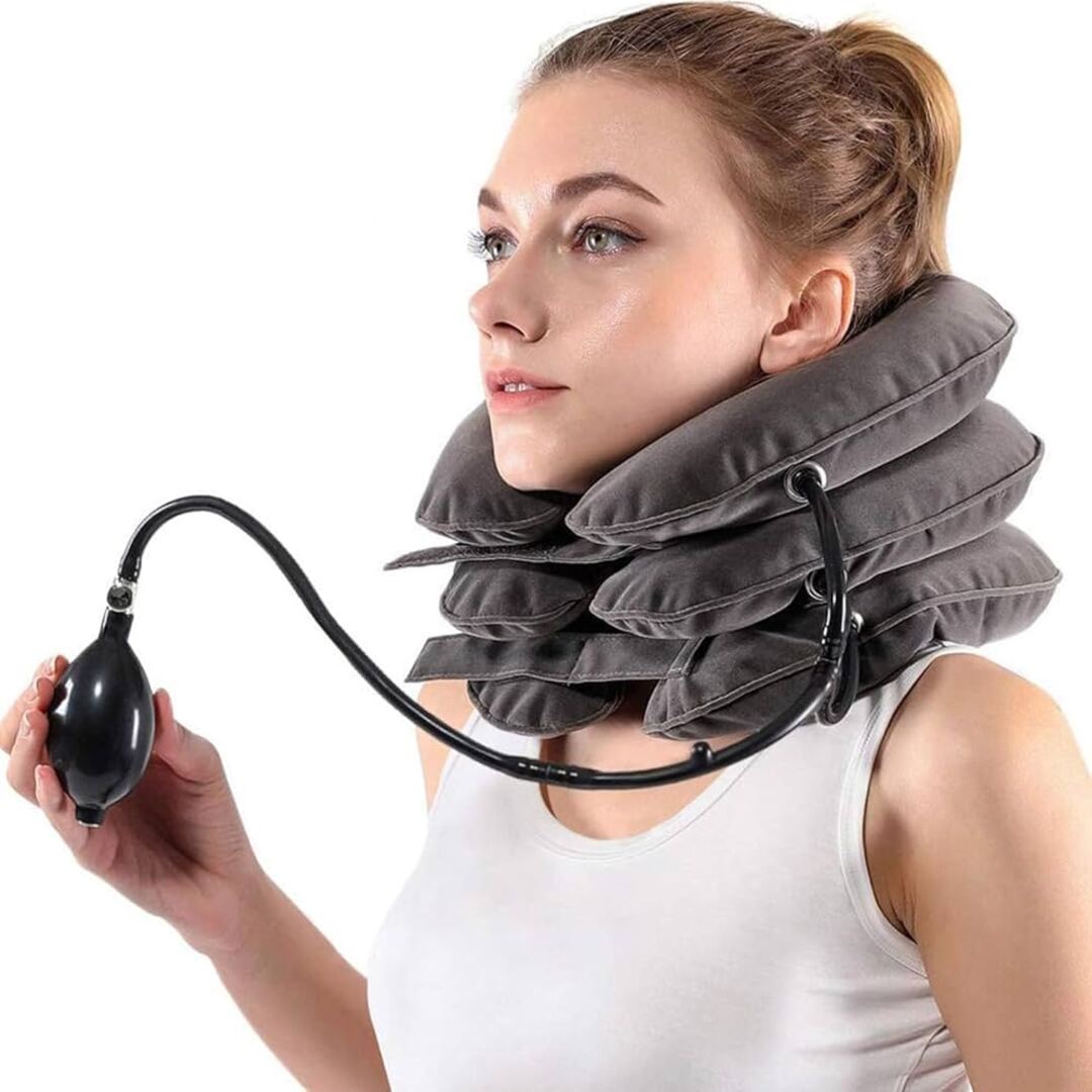 Inflatable Cervical Neck Traction Collar – Adjustable Neck Support & Pain Relief Device