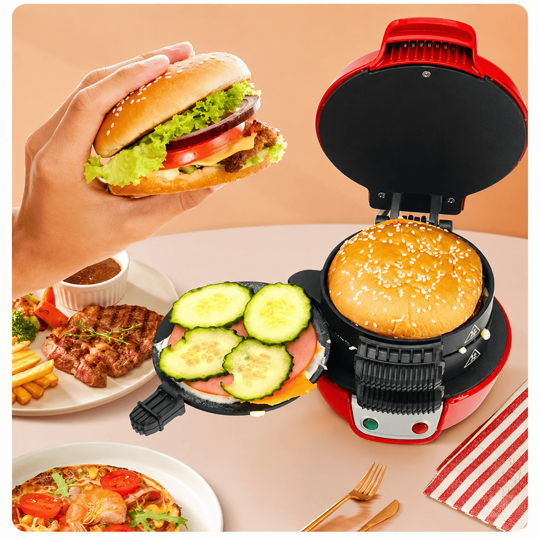 Non-Stick Breakfast Maker | Egg, Burger, Muffin & Sandwich Cooker