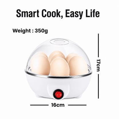 Multi-Function Egg Cooker | Soft, Medium & Hard Boiled Eggs |