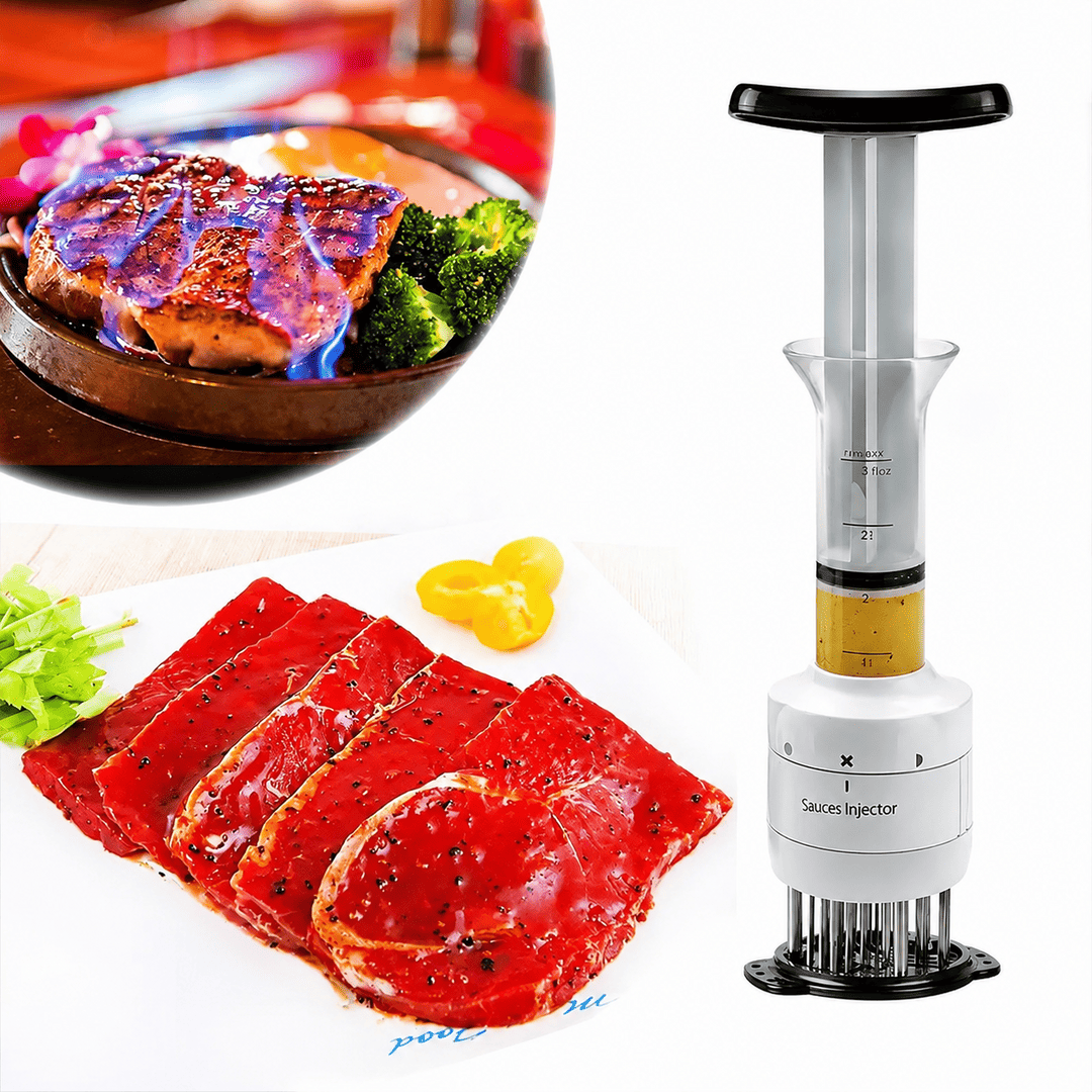 Premium Meat Marinade Injector with Stainless Steel Needles
