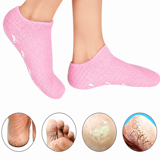 Moisturizing Gel Spa Socks – Overnight Heel Repair & Deep Hydration Foot Care Socks