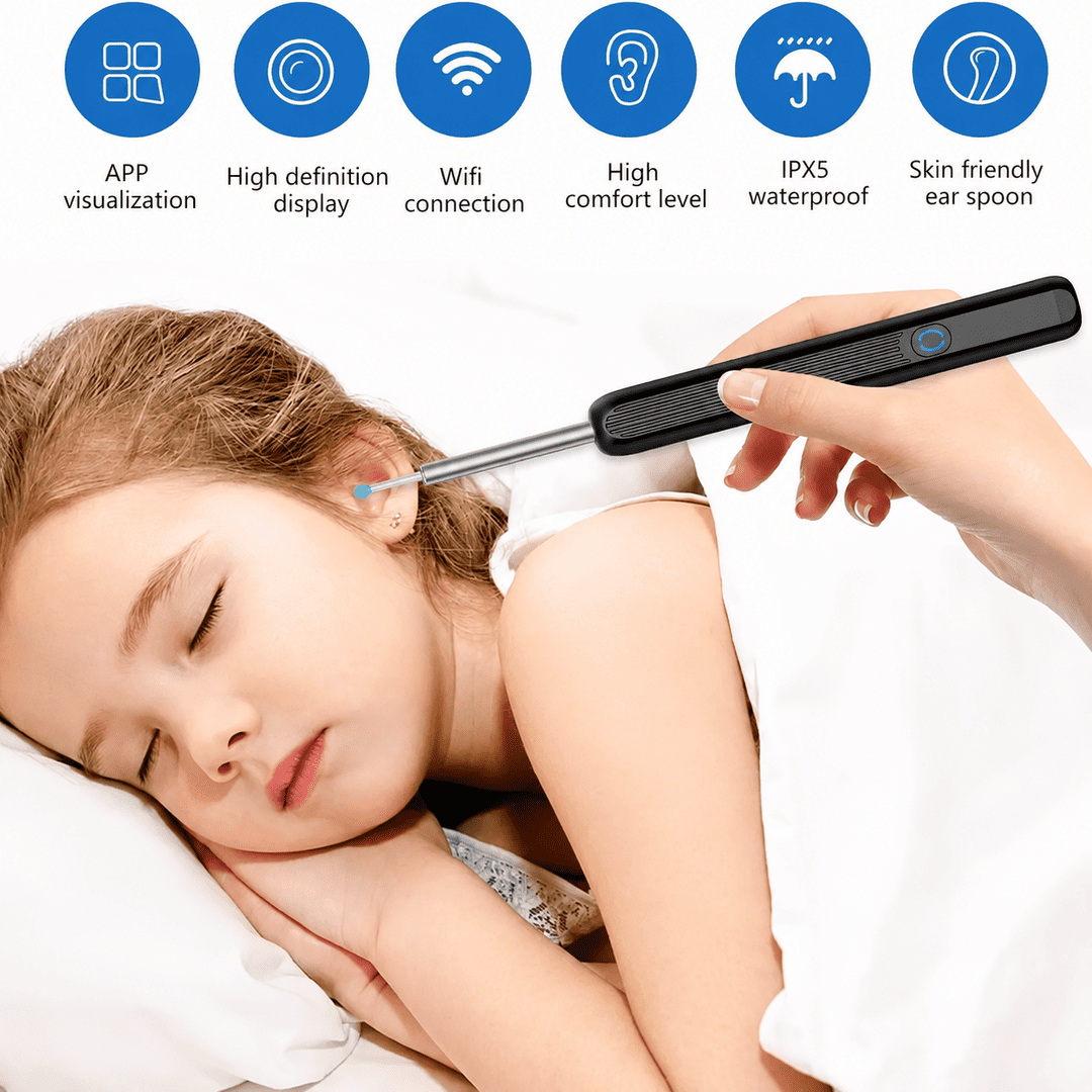 Smart WiFi Ear Cleaner with HD Camera – Visual Ear Wax Removal Tool