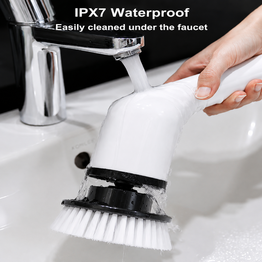 Wireless Electric Cleaning Brush – 9-in-1 Power Scrubber for Bathroom, Kitchen, Floor & Tiles