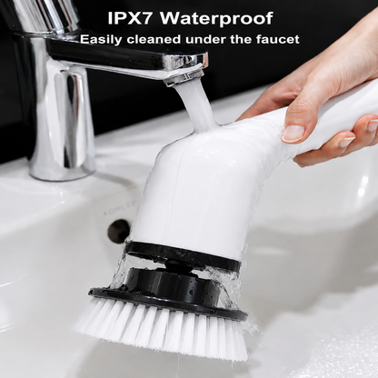 Wireless Electric Cleaning Brush – 9-in-1 Power Scrubber for Bathroom, Kitchen, Floor & Tiles
