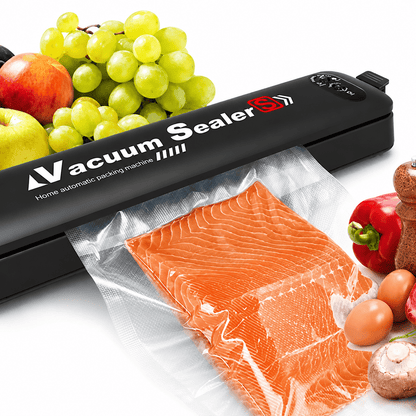 Premium Automatic Vacuum Sealer Machine – Food Saver Vacuum Packing & Sealing System for Meat, Fish, Fruits & Vegetables