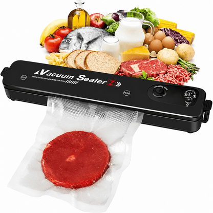 Premium Automatic Vacuum Sealer Machine – Food Saver Vacuum Packing & Sealing System for Meat, Fish, Fruits & Vegetables