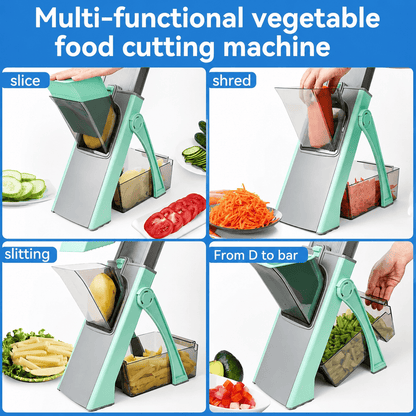 Multi-Function Vegetable Cutter & Slicer with Adjustable Thickness