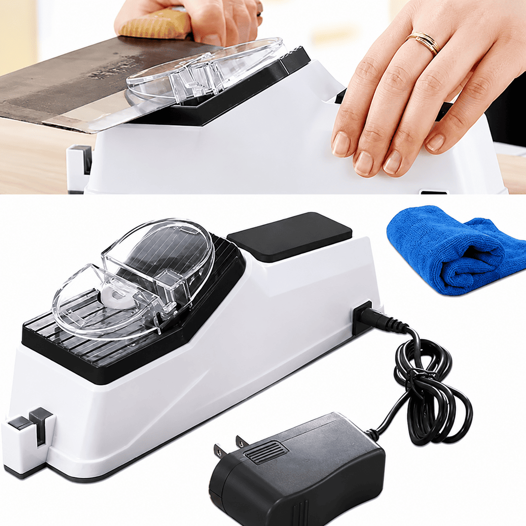 Automatic Kitchen Knife Sharpening Machine with Safety Guide