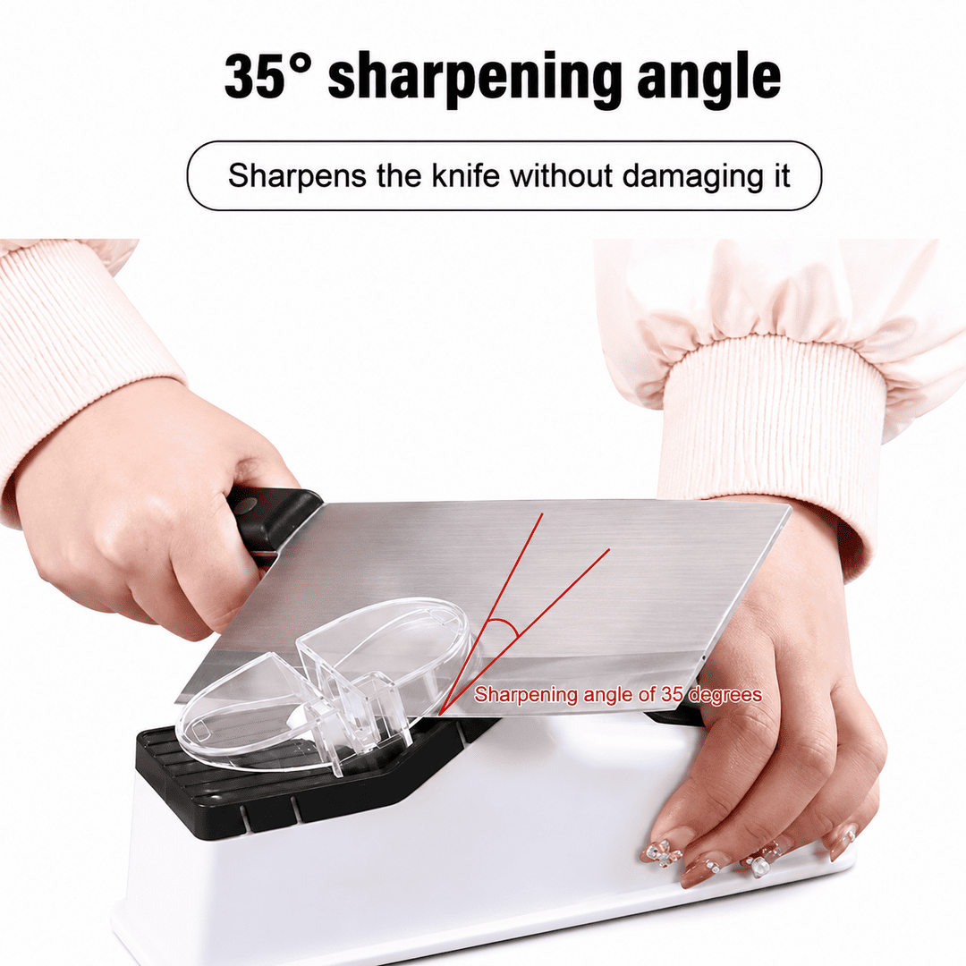 Automatic Kitchen Knife Sharpening Machine with Safety Guide