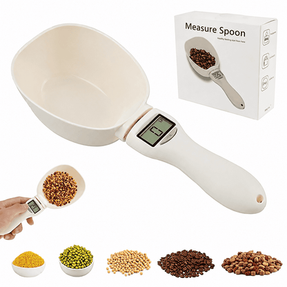 Digital Pet Food Measuring Scoop Scale – LCD Display