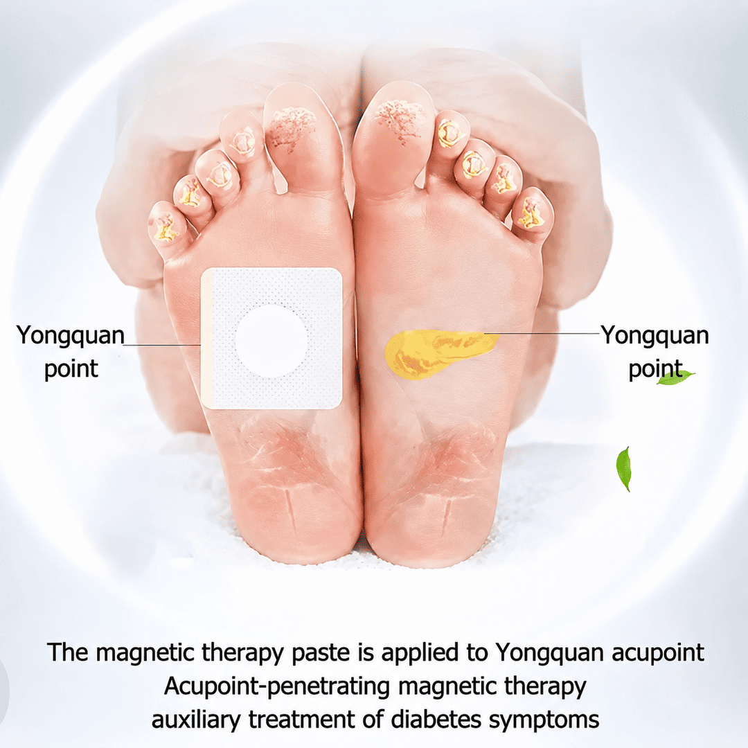 Diabetic Foot Relief Magnetic Therapy Patch – Yongquan Acupoint Wellness Stickers
