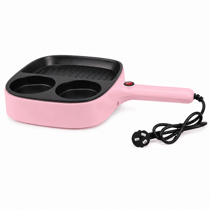 Multifunction Electric Breakfast Pan – 3-in-1 Non-Stick Cooking Skillet