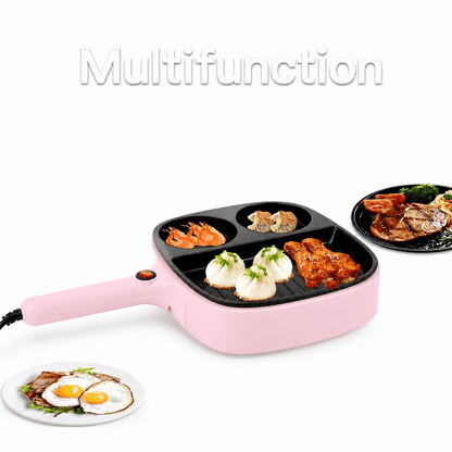 Multifunction Electric Breakfast Pan – 3-in-1 Non-Stick Cooking Skillet