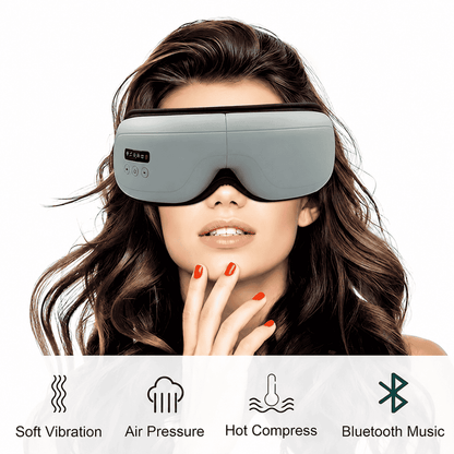 Smart Eye Massager with Heat Compression & Vibration – 5 Relaxing Massage Modes