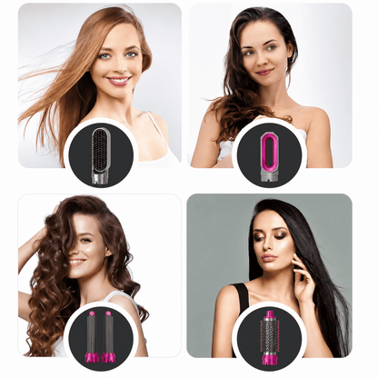 5-in-1 Hot Air Hair Styler & Dryer Brush Set – Curling, Volumizing & Styling Tool