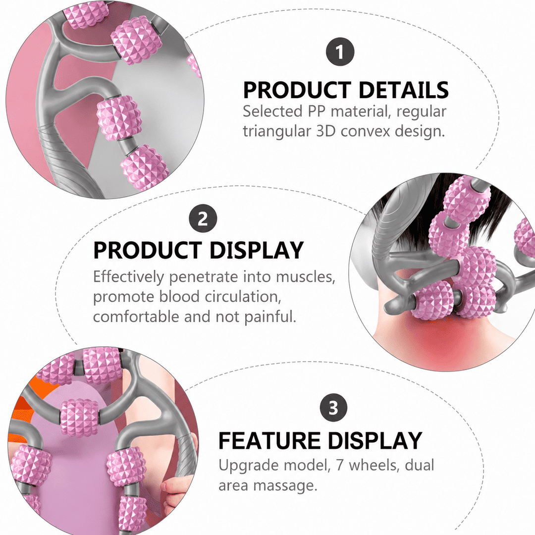 3D Roller Body Massager | Full Body Muscle Relaxation Tool
