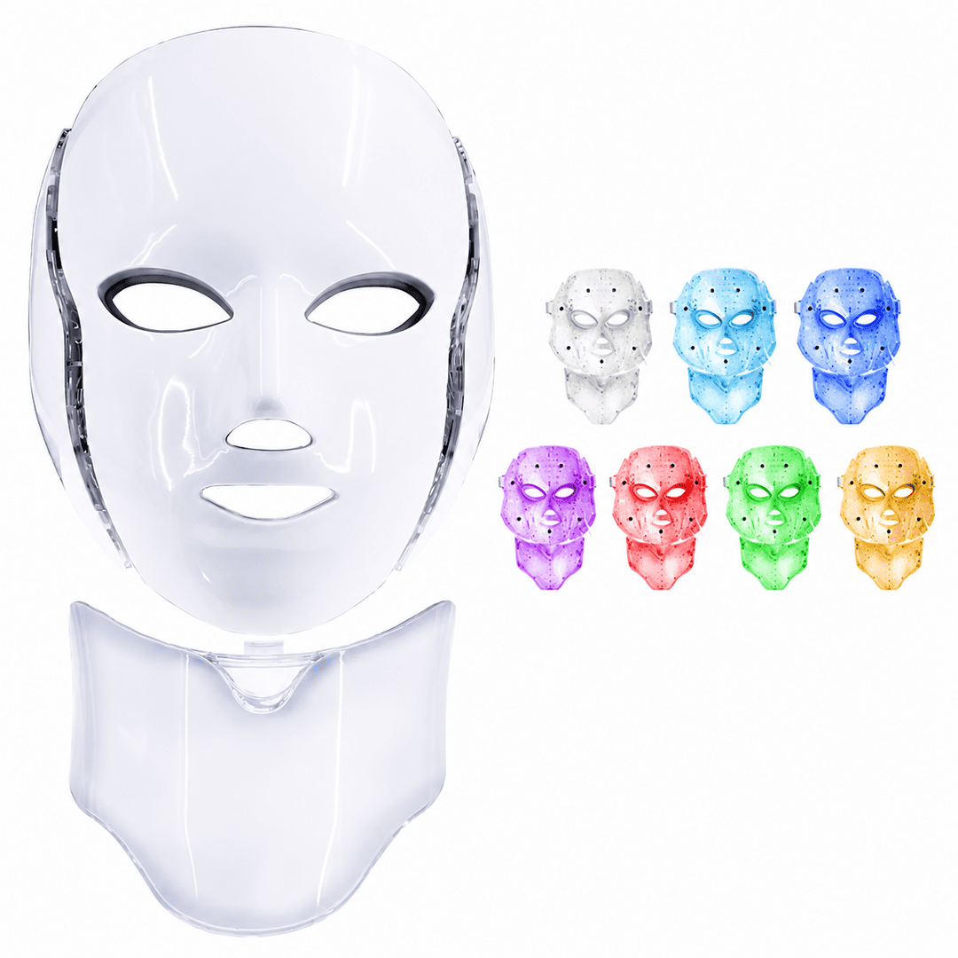 7 Color LED Light Therapy Face Mask – Professional Skin Rejuvenation & Facial Care Device