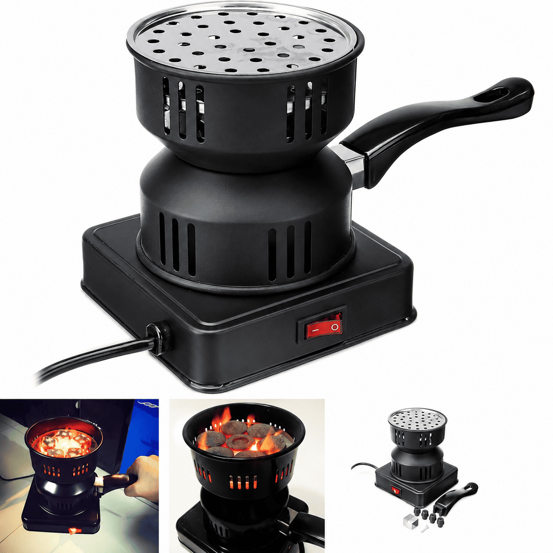 Portable Electric Hookah Coal Burner | Quick Heat Charcoal Starter
