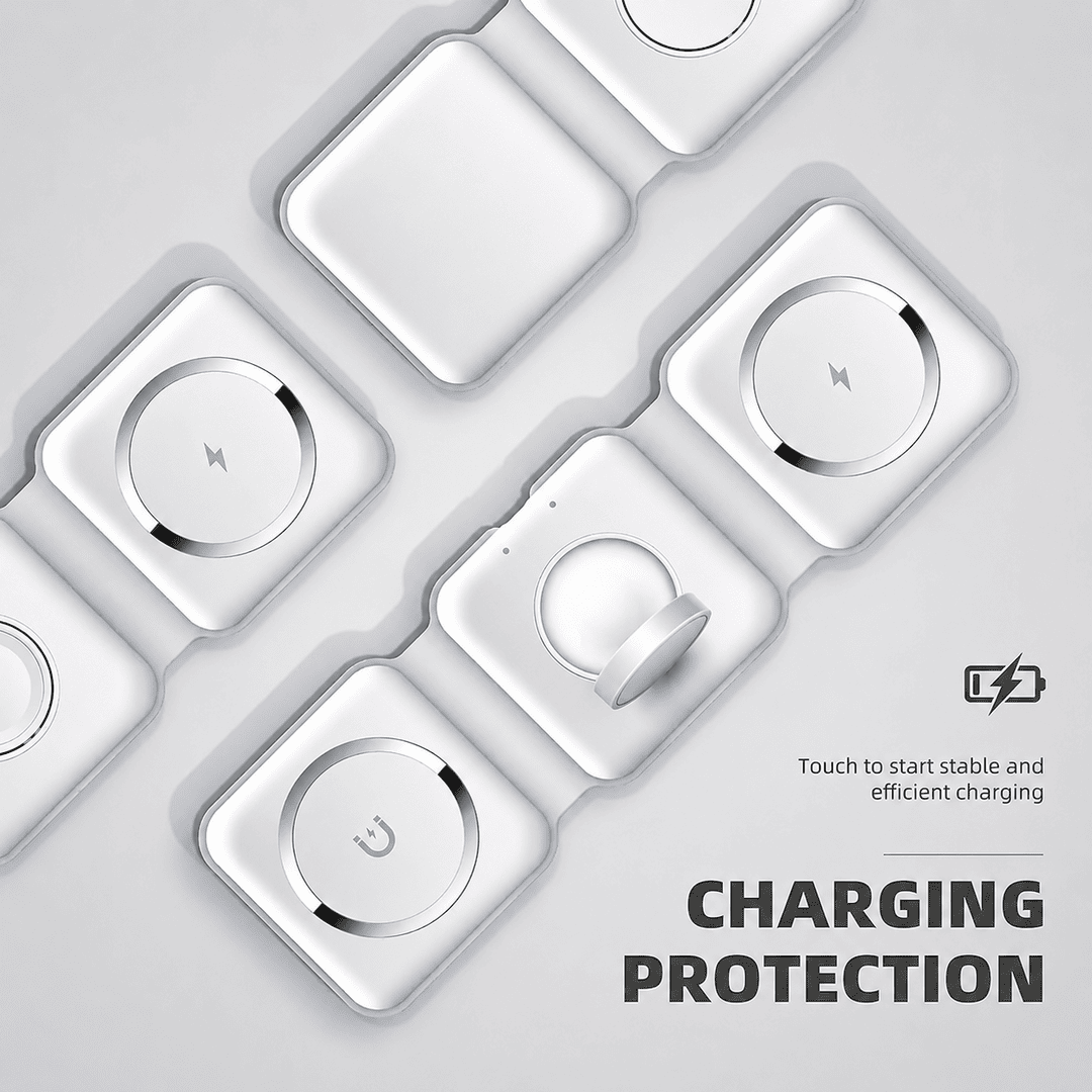 3-in-1 Magnetic Wireless Charging Station