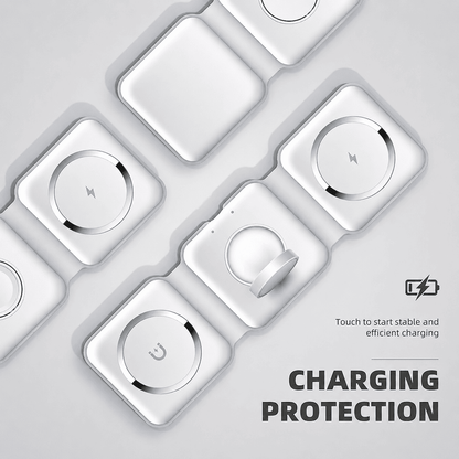 3-in-1 Magnetic Wireless Charging Station
