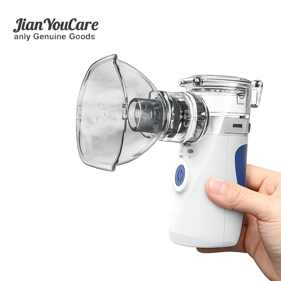 Portable Mesh Nebulizer Machine – Handheld Silent Inhaler for Adults & Kids