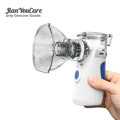 Portable Mesh Nebulizer Machine – Handheld Silent Inhaler for Adults & Kids