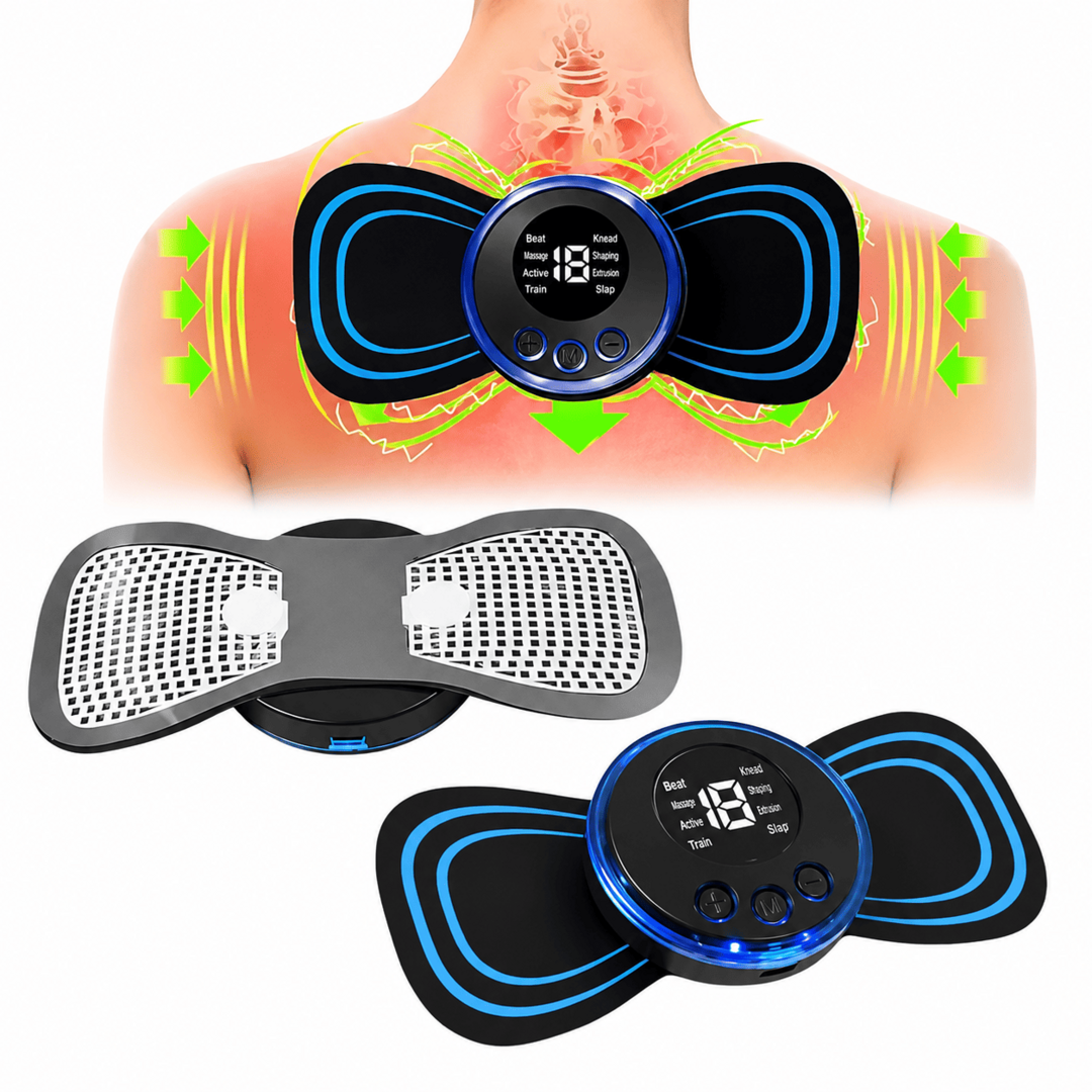 Rechargeable Smart EMS Muscle Stimulator Massager – USB Charging Digital Pain Relief Patch