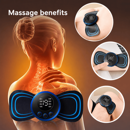 Rechargeable Smart EMS Muscle Stimulator Massager – USB Charging Digital Pain Relief Patch