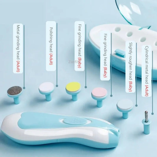 Electric Baby Nail Trimmer – Safe & Gentle Newborn Baby Nail Clipper for Infants