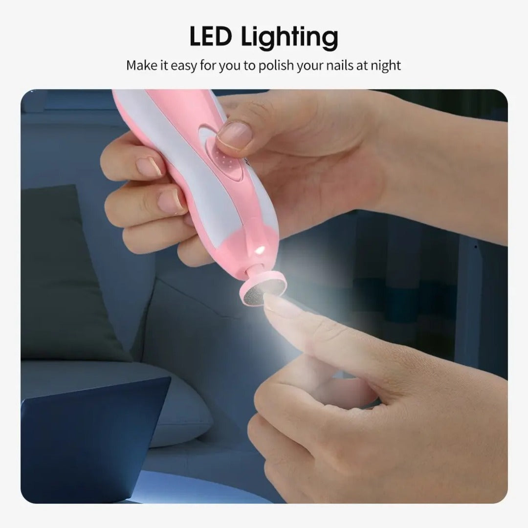 Electric Baby Nail Trimmer – Safe & Gentle Newborn Baby Nail Clipper for Infants