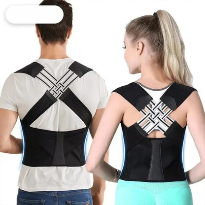 Adjustable Posture Corrector Back Support Belt – Shoulder & Spine Alignment Brace