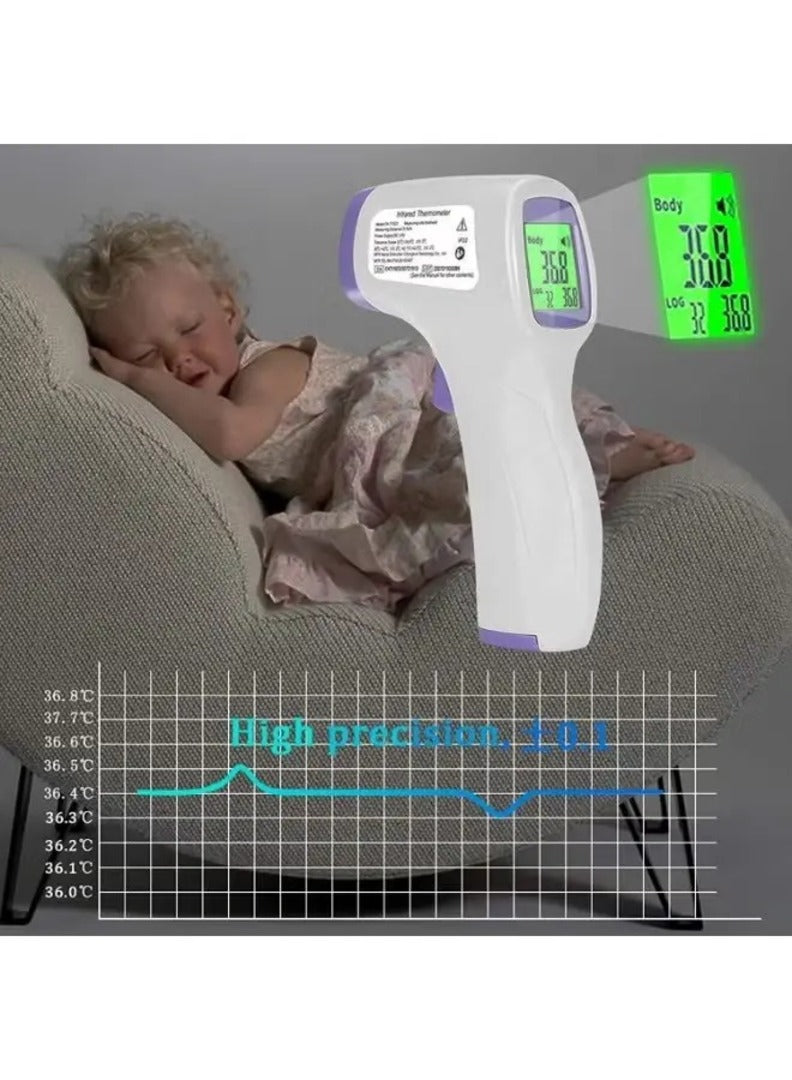 Non-Contact Infrared Digital Thermometer – Instant Forehead Temperature Scanner