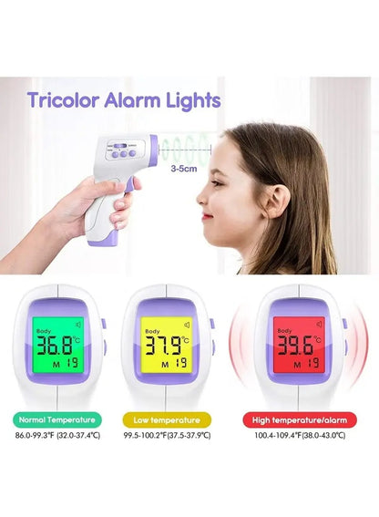 Non-Contact Infrared Digital Thermometer – Instant Forehead Temperature Scanner