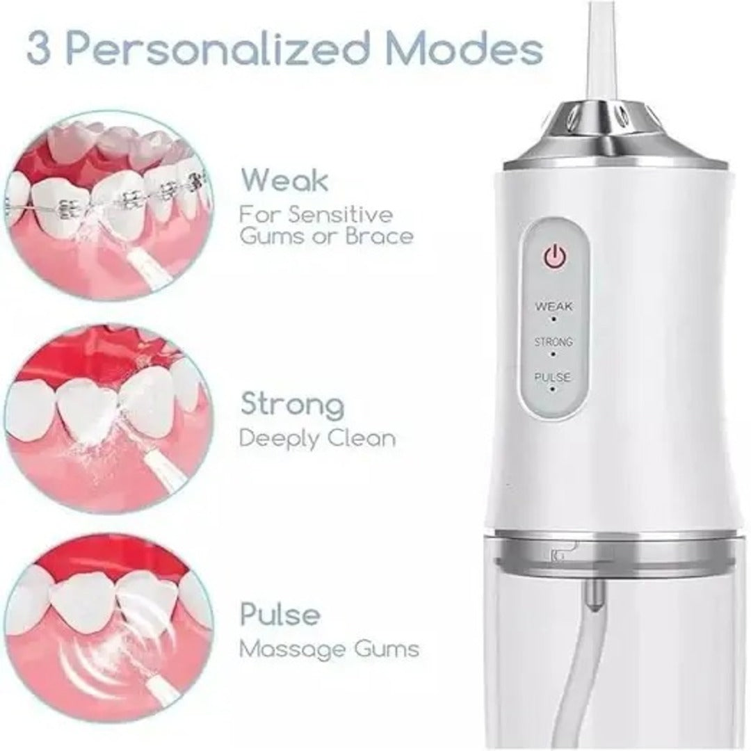 Portable Water Flosser – Rechargeable Cordless Oral Irrigator for Deep Teeth Cleaning