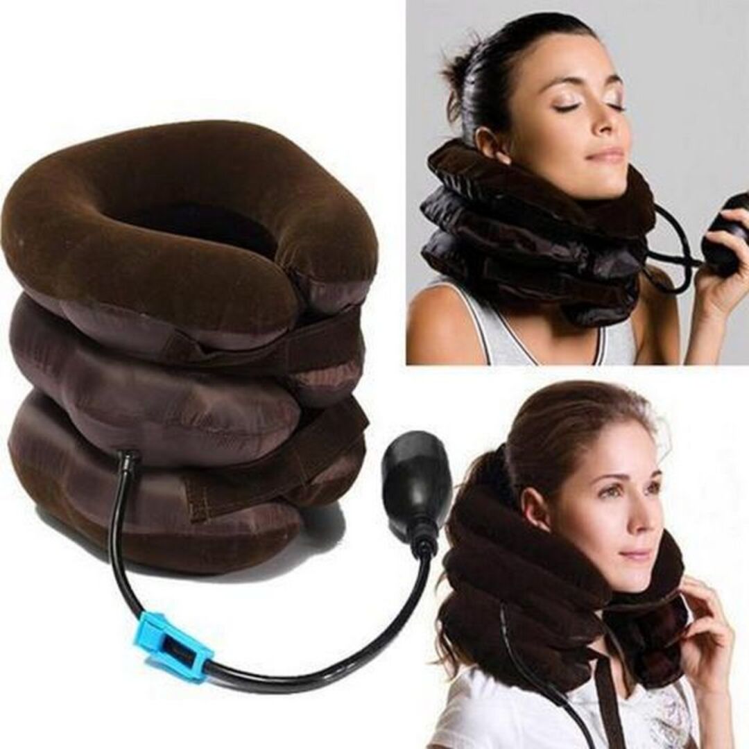 Inflatable Cervical Neck Traction Collar – Adjustable Neck Support & Pain Relief Device