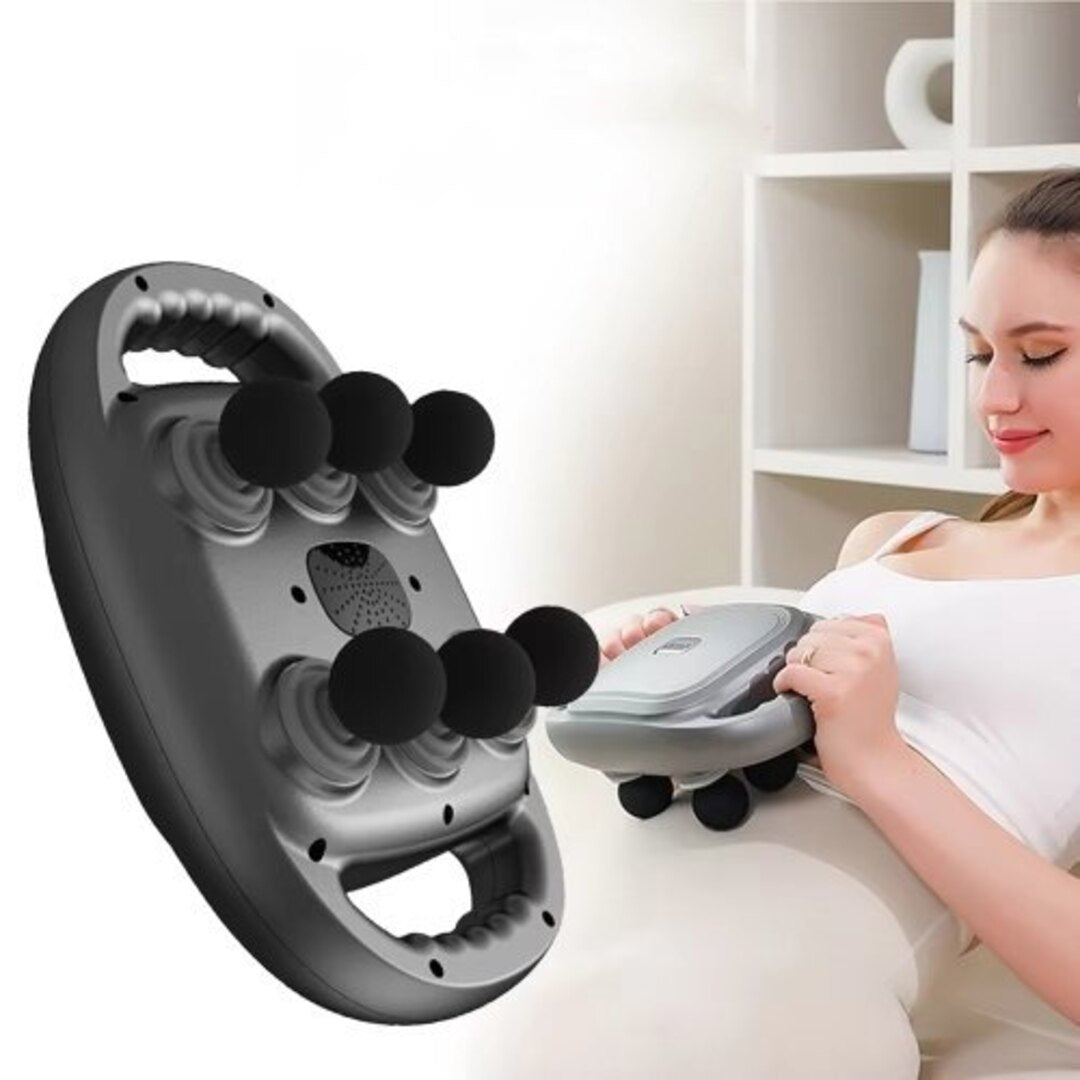 6-Head Handheld Deep Tissue Body Massager – Full Body Relaxation & Muscle Relief Tool